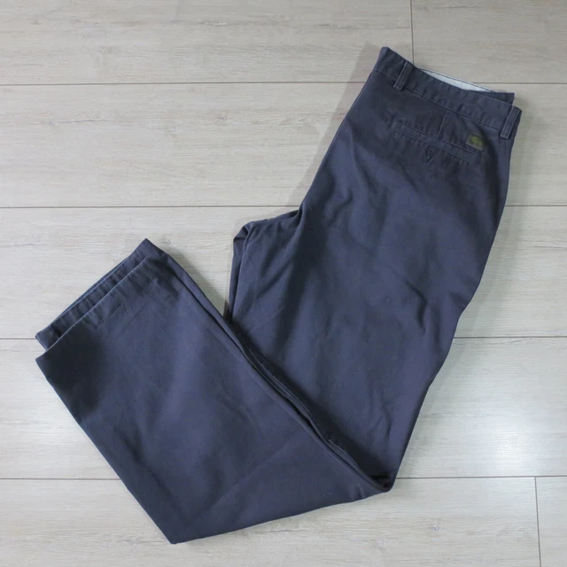 Lacoste Pantalon Chino T46 Gris Coton