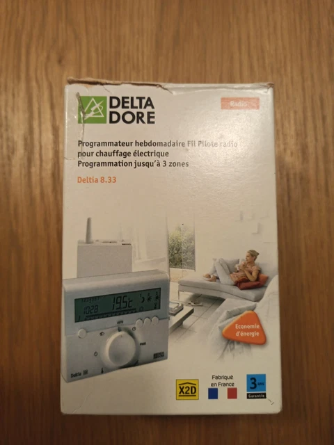 Delta Dore Thermostat programmable radio Deltia 8.33