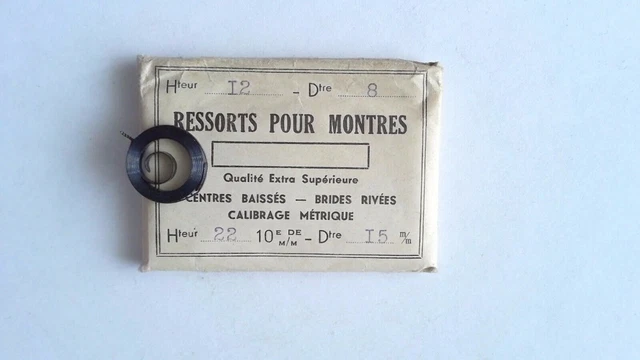 Ressort De Barillet Pour Montre Horlogerie - Marque Au Coq - Neuf - Taille Variable