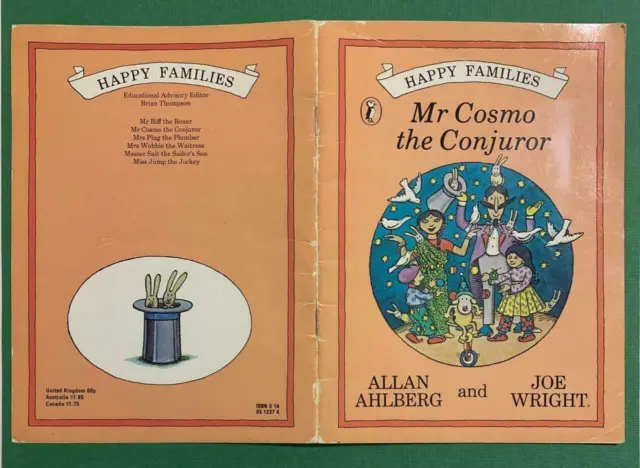 Mr Cosmo The Conjuror - Happy Families series Allan Ahlberg & Joe Wright 1st Ed 3