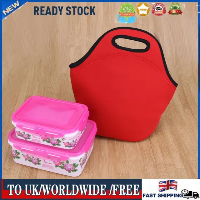 Neoprene Lunch Tote Bag Insulated Waterproof Lunch Box Container