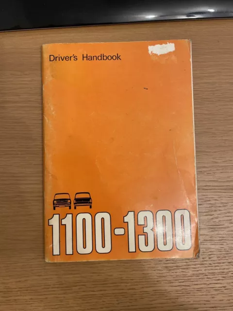 Austin Morris  1100-1300 mark 111 Drivers HANDBOOK