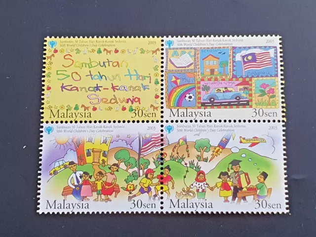 MALAISIE 2003 Bloc/4 n°1015/1020 Yvert 2023 MNH**