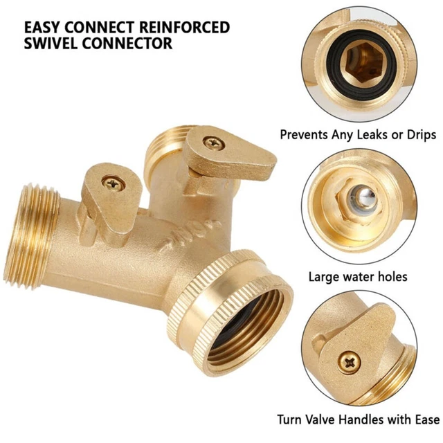 Connettore per rubinetto 3/4 irrigazione 4 vie per giardino