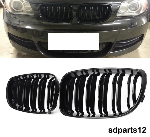 GRILLE CALANDRE NOIR Brillant Pour BMW SERIE 1 E81 E82 E87 E88 PH1 2004-2007 EUR 52,90 - FR