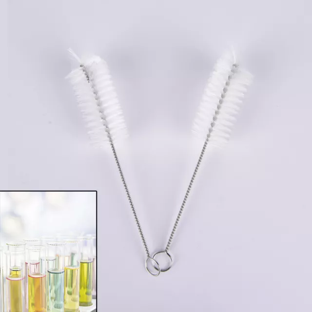 2X Lab Chemistry Test Tube Bottle Cleaning Brushes Cleaner Laborato.zy