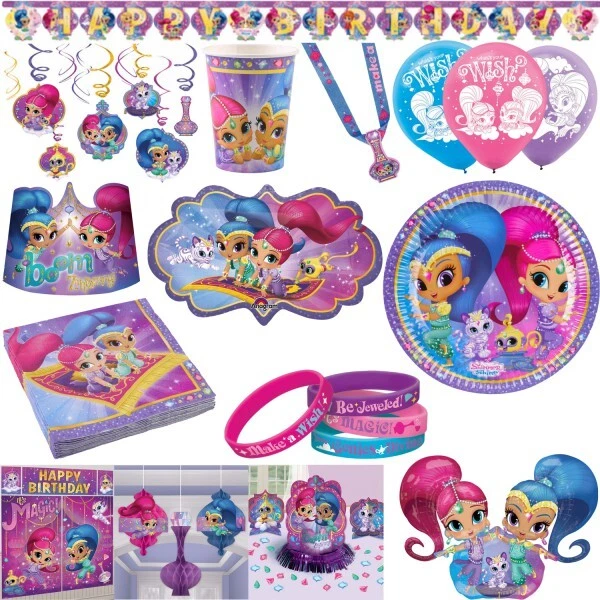 Chatoyant Et Brillant Anniversaire D'Enfant Fête Set Décoration Déco Motif