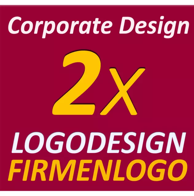 2x Logo Design Layout Service Company Firmengründung Corporate