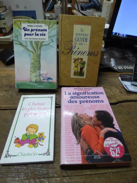 Lote De 4 Libros En Las Nombres - El Elegir D'Un Nombre - Guía