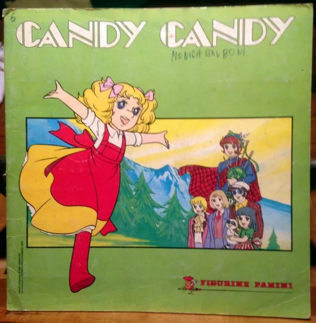 Evado Mancoliste Album Figurine Panini CANDY CANDY copertina verde