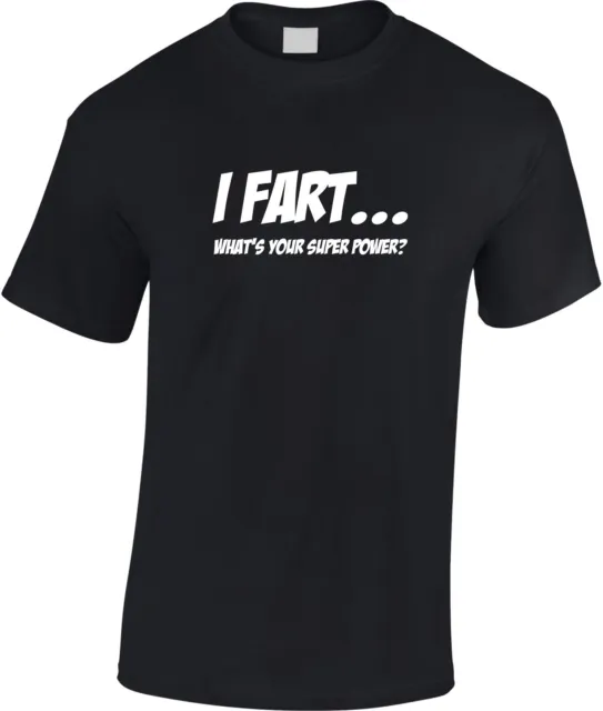 I Fart Whats Your Super Power Children's T Shirt Funny Kid's Tee Youth Joke Gift