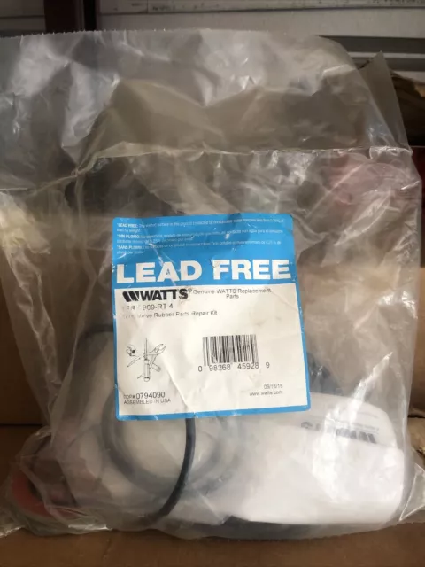 Watts LFRK 909-RT 4 Total Valve Rubber Parts Repair Kit