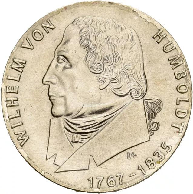 Künker: DDR, 20 Mark 1967 (A), 200. Geburtstag Wilhelm von Humboldt, Silber