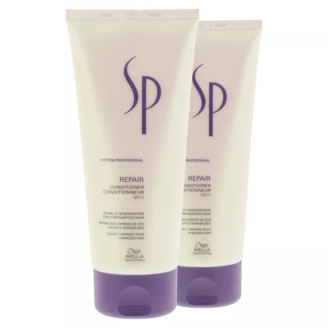 WELLA SP REPAIR Conditioner Regeneration für strapaziertes Haar 2x 200 ml