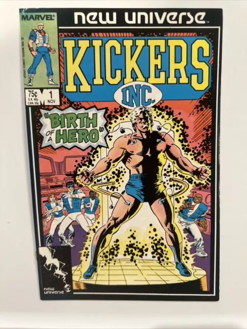 KICKERS INC. #1 Comic Book New Universe Marvel November 1986