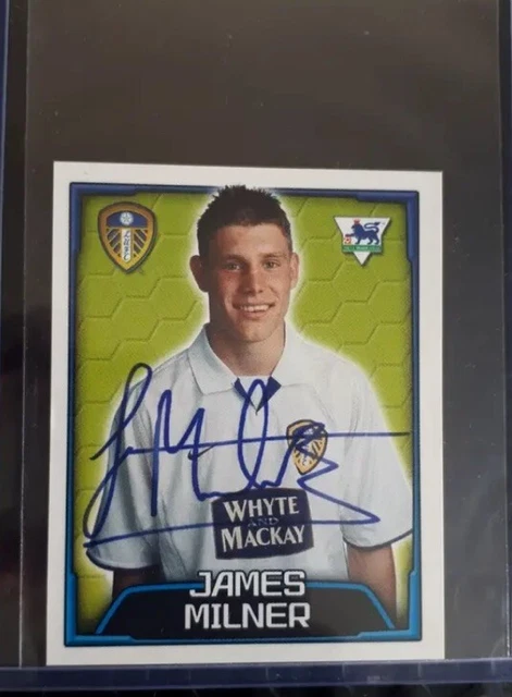 JAMES MILNER Rookie sticker #276 Merlin's Premier League 2004 Leeds Liverpool