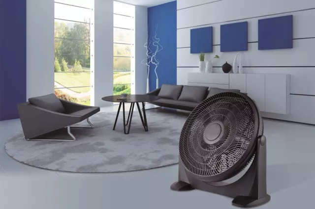 Ventilatore Industriale 75W Da Terra 50CM 5 Pale 3 Velocita Orientabile JORDAN 2