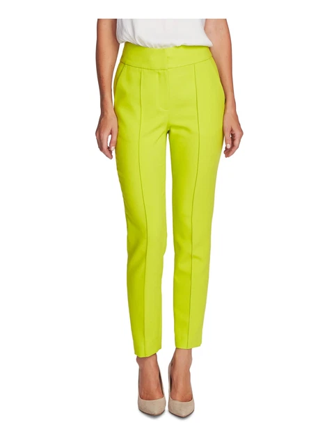 VINCE CAMUTO Womens Green Straight leg Pants Size: 2