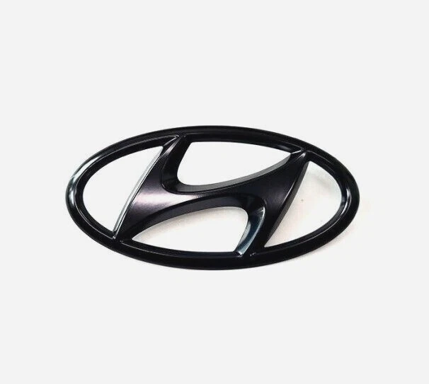 FRONT GRILLE H logo emblem For 2022 2023 HYUNDAI KONA N Line , Matte