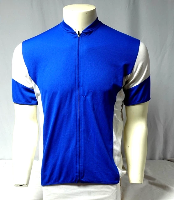 Schwinn Blue and White Cycling Jersey Medium