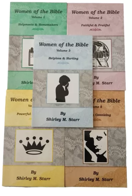 Women of the Bible Vol 1-5 Shirley M. Starr Christian Meditations & Insights HTF