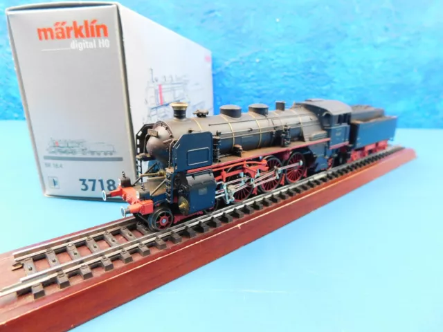 B13 Märklin H0  37184 Dampflok DRG 18 427  gealtert digital mfx sound OVP