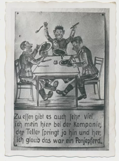 Foto lustige  Karikatur 2.WK  (F356)