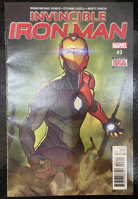 Marvel Comic Invincible Iron Man #3 2017 1st App Riri Williams Ironheart NM-