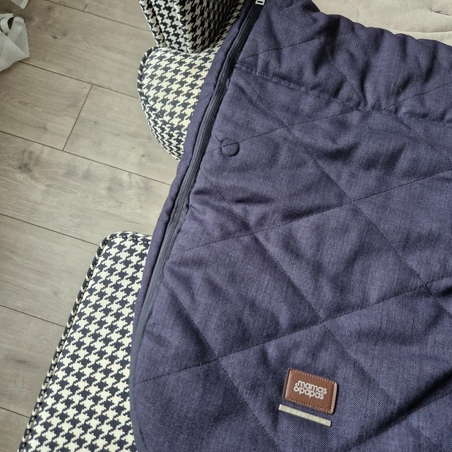 Mamas & Papas Pram OCARRO Footmuff COsytoes  Strada DARK NAVY Excellent FLIP XT3 2