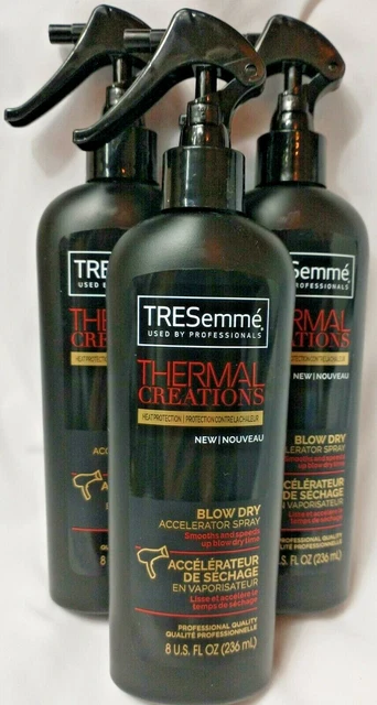 3X TRESemme Thermal Creations Blow Dry Accelerator Heat Protection Spray 8 Oz.