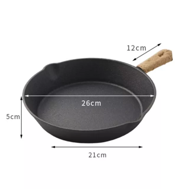 Non Stick Grill Plate Stovetop Fryer Non-stick Cooking Pan Cast Iron Griddle 2