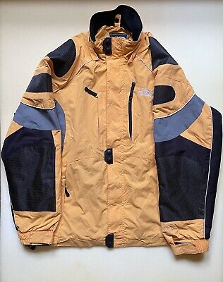 The North Face Yellow Orange Summit Series Hyvent Insulated Jacket Mens Size XL