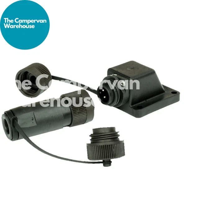 IP67 240V INLET ANGLED | COMPACT MOTORHOME VW T5 T6 ELECTRIC HOOKUP ...