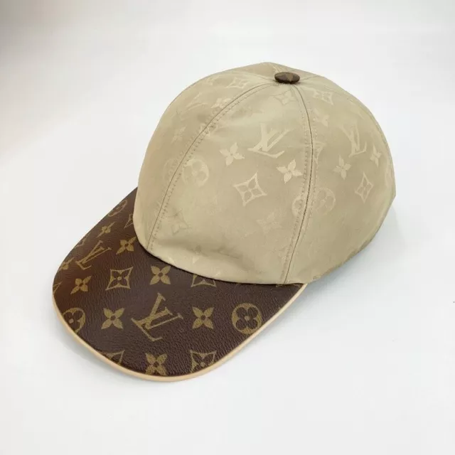 NWT Louis Vuitton Beige LV Monogram Nylon Get Ready Hat Cap Mens 2022  AUTHENTIC