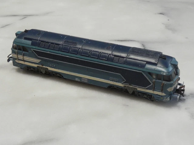 Locomotive Diesel Fleischmann HO 1340 - SNCF - Métal - Analogique - Occasion