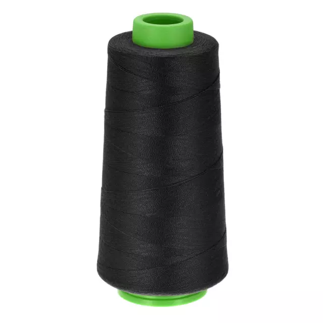 1500 Yards 20S/2 All-Purpose Polyester Sewing Thread, Black