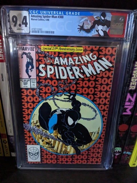 Amazing Spider-Man #300 & #301 CGC 9.4 1988 2 ICONIC McFarlane covers 1st Venom