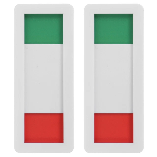 Set Di 4 Cartelli Per Porta Occupato/Libero 10x4 Cm, Autoadesivi In Acrilico Per Ufficio, Sale Riunioni E Bagno, Scorrimento Facile E Visibile