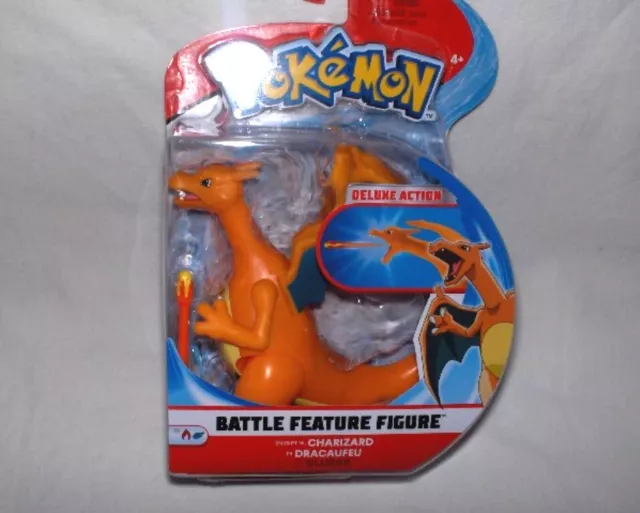 Pokemon  Glurak  Actionfigur  ca.12 cm mit Deluxe Action Funktion Neu,OVP,Lizenz