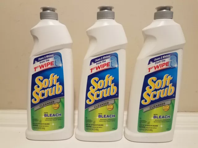 Soft Scrub Soft Scrub Gel Cleanser with Bleach - 28.6 oz 3 Pack