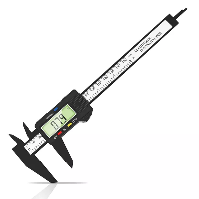 Calibre Digital Acero Inoxidable Calibrador Pie de Rey Con Pantalla LCD yEstuche