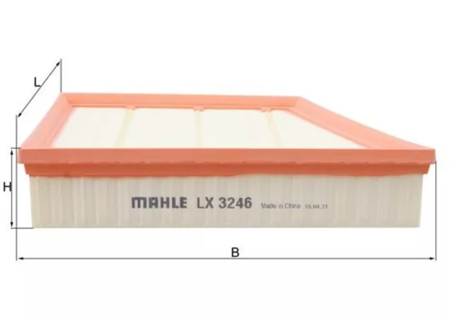 Filtro aria MAHLE LX 3246 inserto filtro per ROVER L538 LANDROVER FREELANDER RANGE