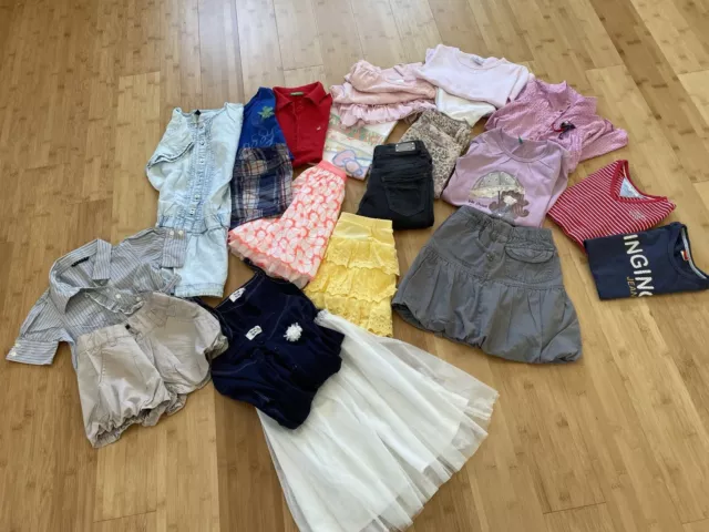 Mädchen 116 Paket Kleidung/ Gap/Sisley/Petit Bateau/ Marc o Polo & mehr/ 21 Teil