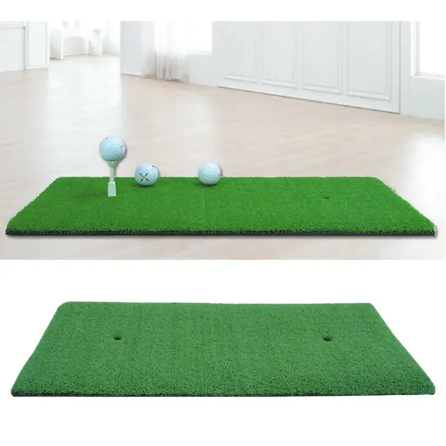 leipupa Golf Mat Residential Practice Hitting Mat Indoor/Outdoor Golf Grass Mats
