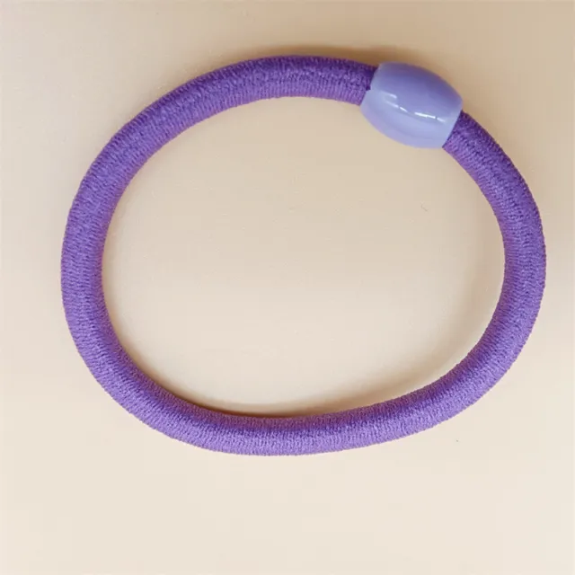 1PC New Hair Accessories Women High Elastic Hair Tie Rope Purple Hair Ring 005