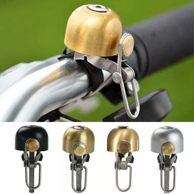 Outdoor Bike RockBros Cycling Bicycle Handlebar Ring Bell Horn Retro Bell E Q2I0