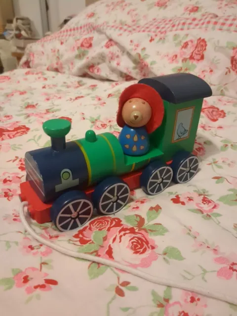 Paddington Bear Wooden Steam Train Pull Along, Orange Tree Toys