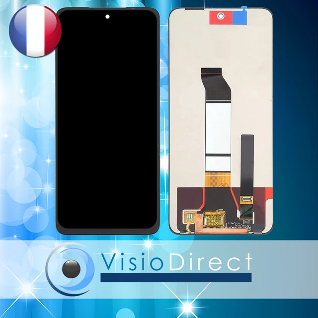 Écran LCD + Vitre Tactile Pour Xiaomi Redmi Note 10 5G – Noir, Visiodirect, Fabriqué En France