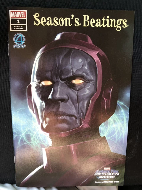 Season’s Beatings #1 - Kang Variant  Cover - Marvel 2018 HTF Low Print Run 🔥🔥