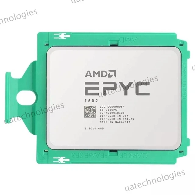 AMD EPYC 7402P 24-Core 2.8GHz Processor – SP3 Socket 128MB L3 Cache (Refurbished)